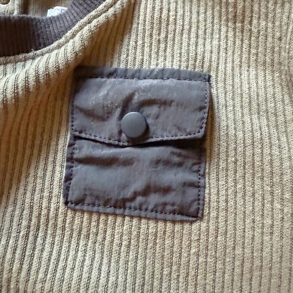 Grayson Mini Cozy Kids Tan and Gray Bottoms Set - 0-3 months - Picture 5 of 5